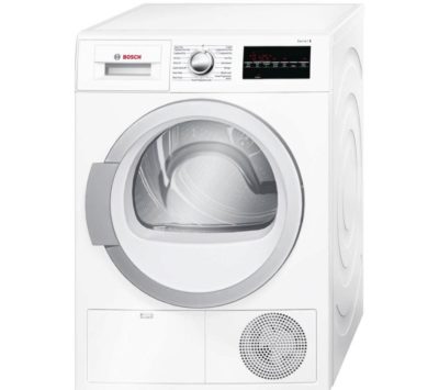 BOSCH WTG86401GB Condenser Tumble Dryer - White BOSCH WTG86401GB Condenser Tumble Dryer - White
